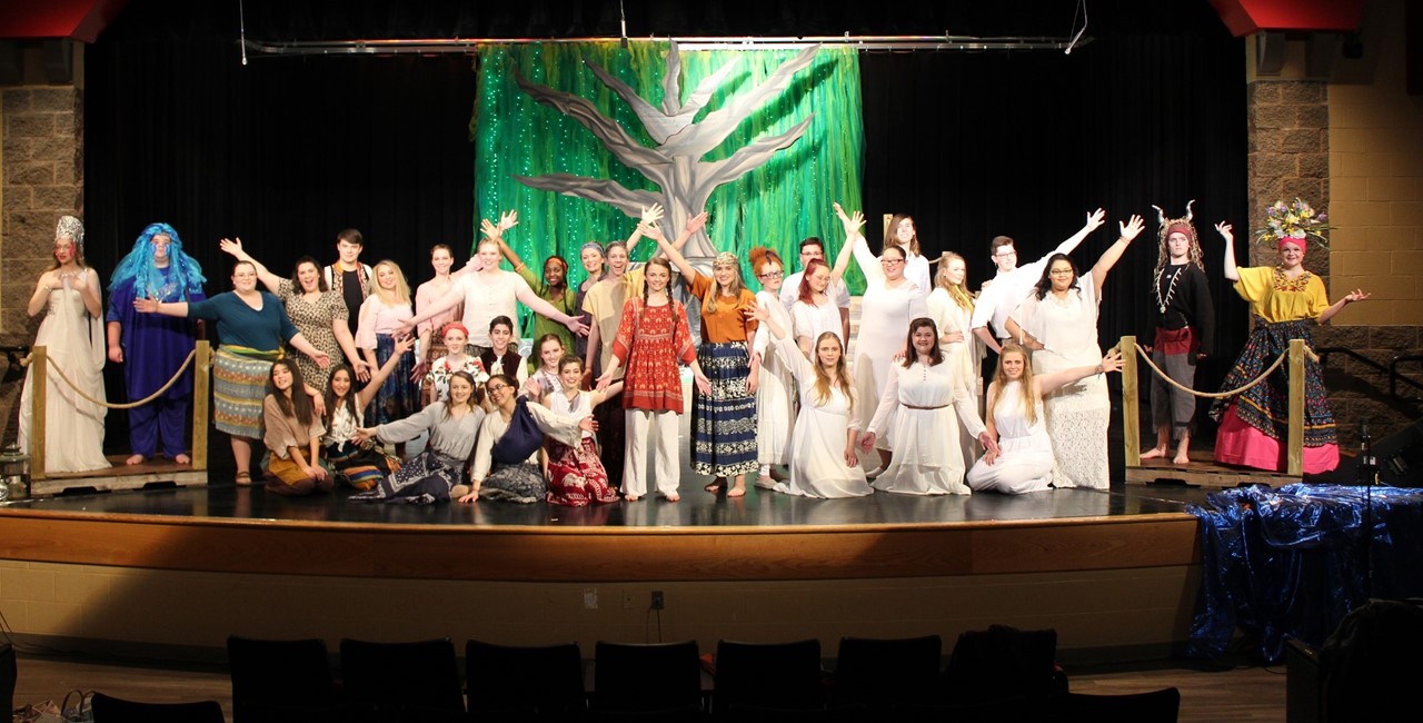 ACHS Theatre Students performing Once on this Island